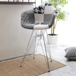 Oblazinjen barski stol Frida II Patchwork 11