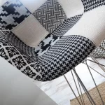 Oblazinjen barski stol Frida II Patchwork 13