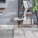 Oblazinjen jedilni stol Frida Patchwork 5