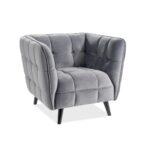 Oblazinjen fotelj Reina Velvet 5
