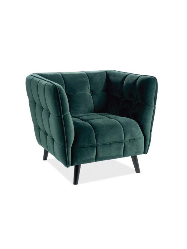 Oblazinjen fotelj Reina Velvet