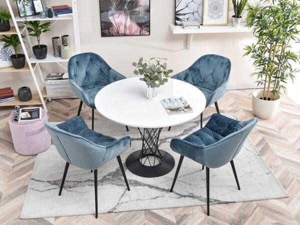 Oblazinjen jedilni stol Lessly - Image 10
