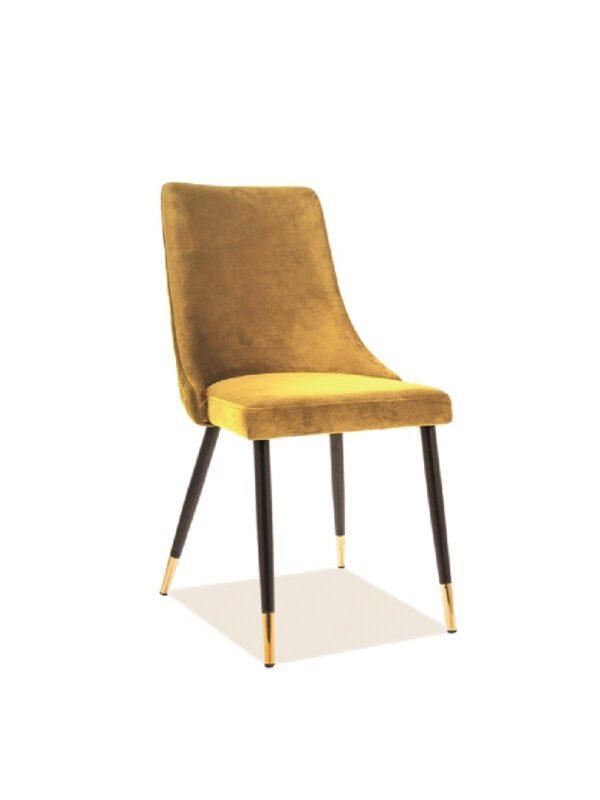 Oblazinjen jedilni stol Pegi Velvet
