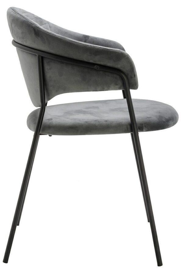 Oblazinjen jedilni stol Linda Black - Image 3