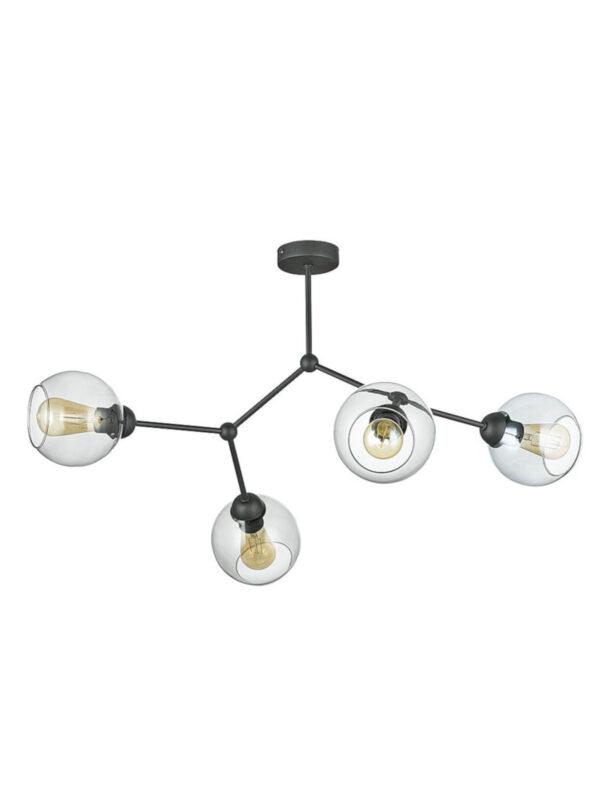 Stropna svetilka Fila Quattro Black
