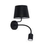 Stenska svetilka Tekla Duo Black 1
