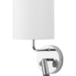 Stenska svetilka Octo White Inox 1