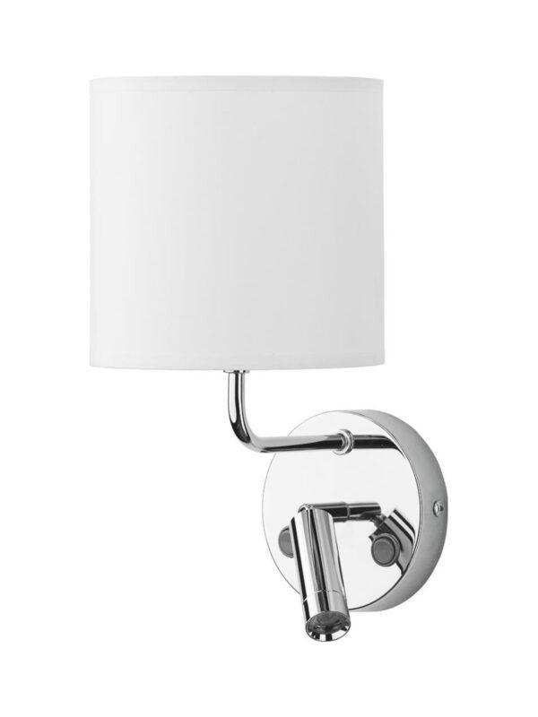 Stenska svetilka Octo White Inox