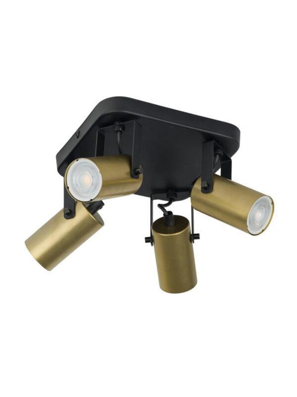 Stropna svetilka Resto Quattro Gold