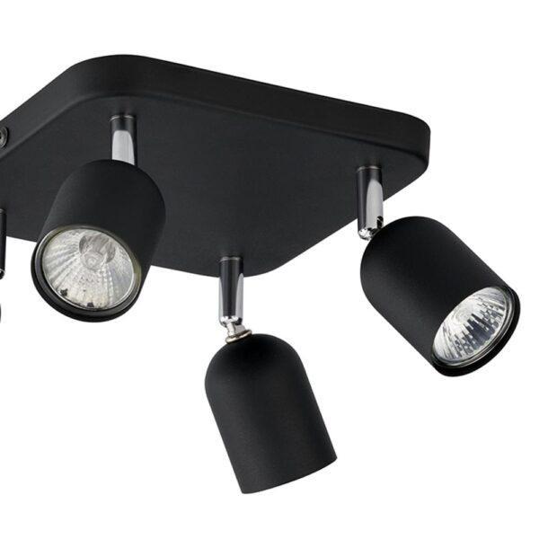 Stropna svetilka Tip Quattro G Black - Image 3