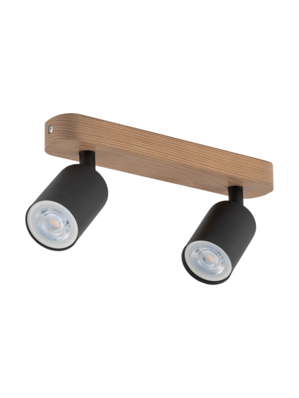 Stropna svetilka Tip Duo Black W