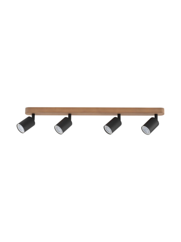 Stropna svetilka Tip Quattro Black W