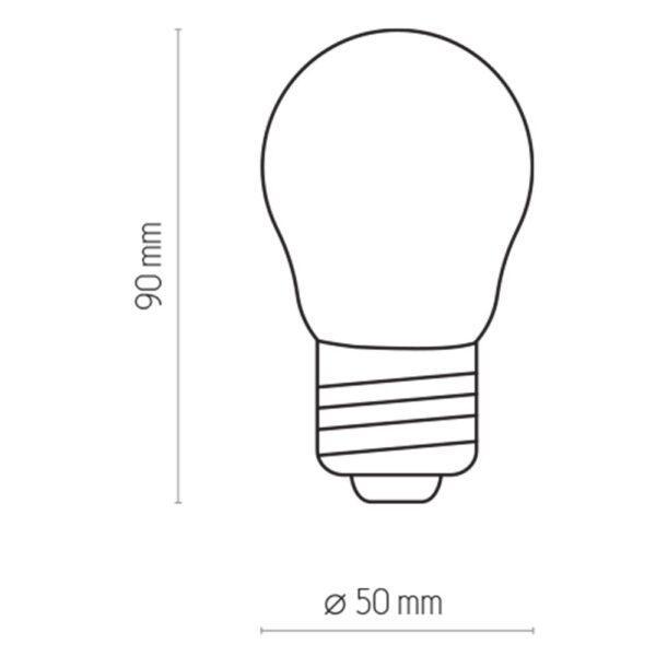 Žarnica Lumi Led Retro 4,5W Providna - Image 2