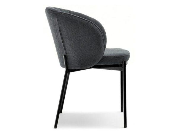 Oblazinjen jedilni stol Malek Black - Image 2