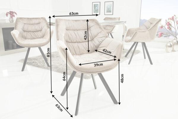 Oblazinjen jedilni stol Fland - Image 7