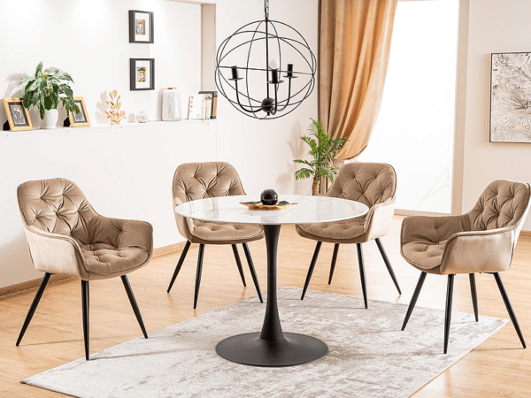Oblazinjen jedilni stol Pris Velvet - Image 4