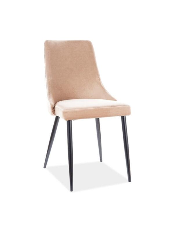 Oblazinjen jedilni stol Pegi Velvet