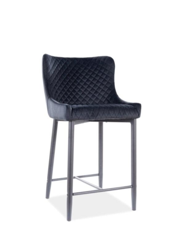 Oblazinjen barski stol Pizi III Velvet