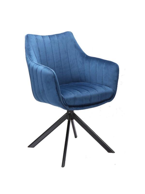 Oblazinjen jedilni stol Alba Velvet