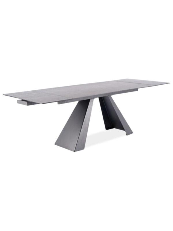 Keramična jedilna miza Petal 160 Grey