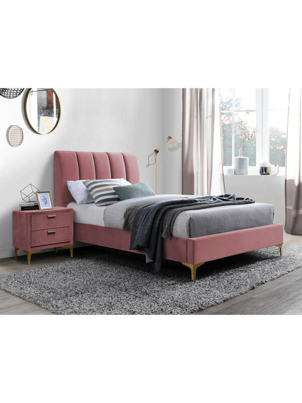 Postelja 90x200 Saselo Velvet