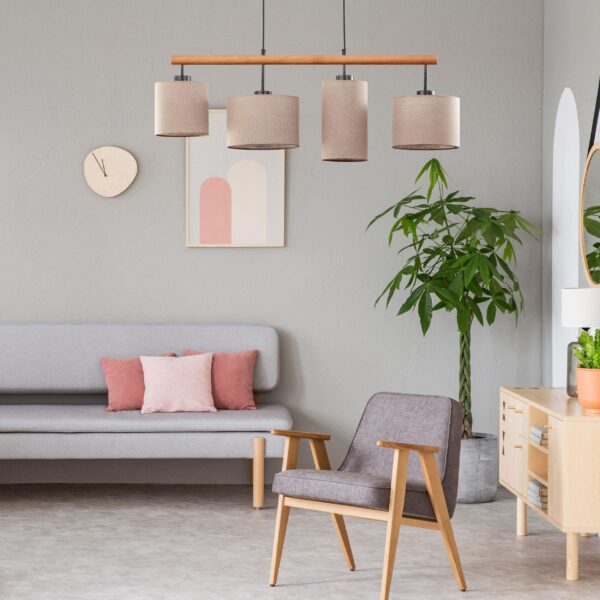 Viseča svetilka Cameli Beige Quattro - Image 2