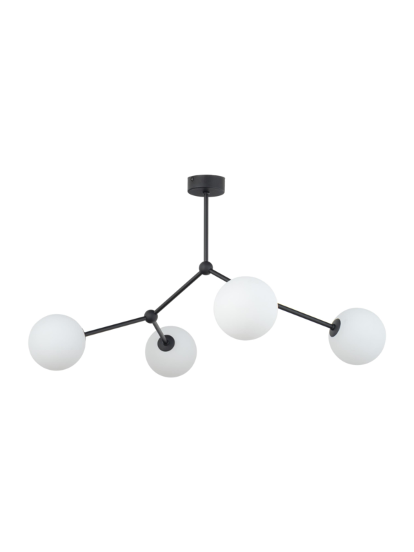 Stropna svetilka Fila Quattro Black