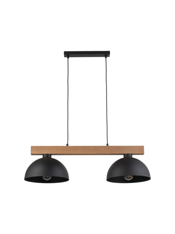 Viseča svetilka Fin Duo Black