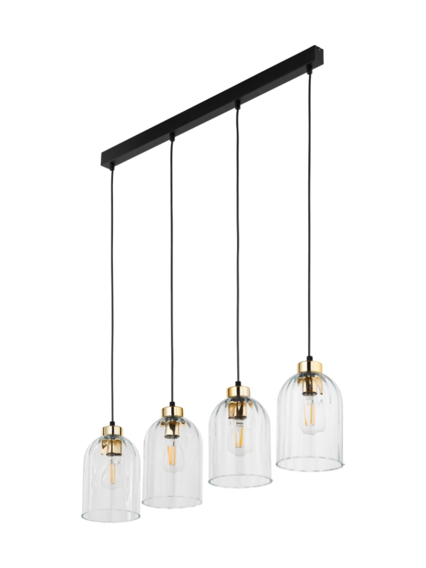 Viseča svetilka Miso Quattro Transparent