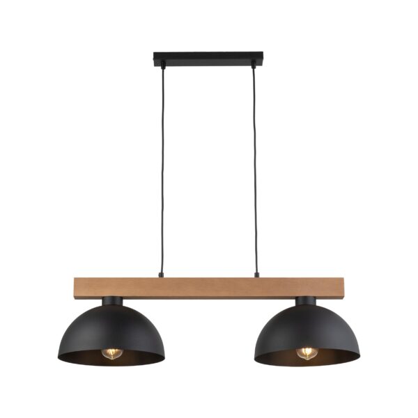 Viseča svetilka Fin Duo Black - Image 6