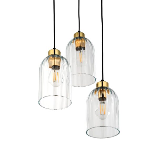 Viseča svetilka Miso Tre Transparent - Image 3