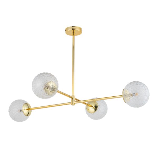 Stropna svetilka Madox Gold Quattro - Image 4