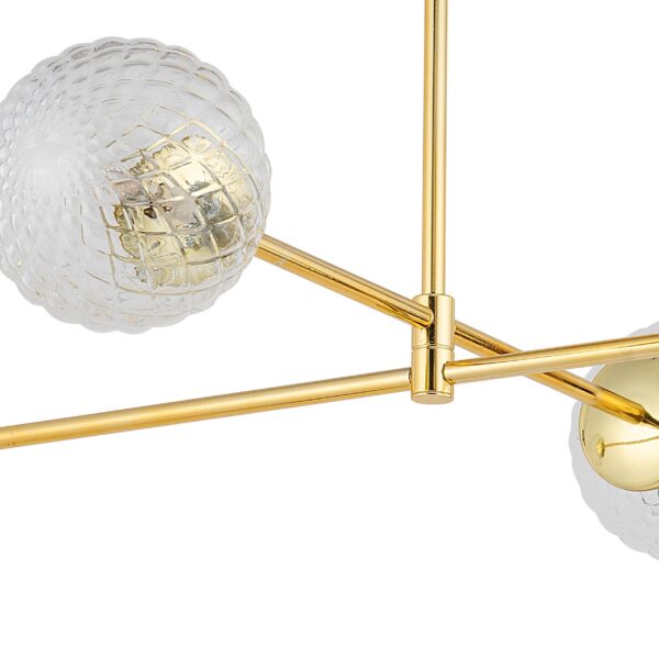 Stropna svetilka Madox Gold Quattro - Image 5