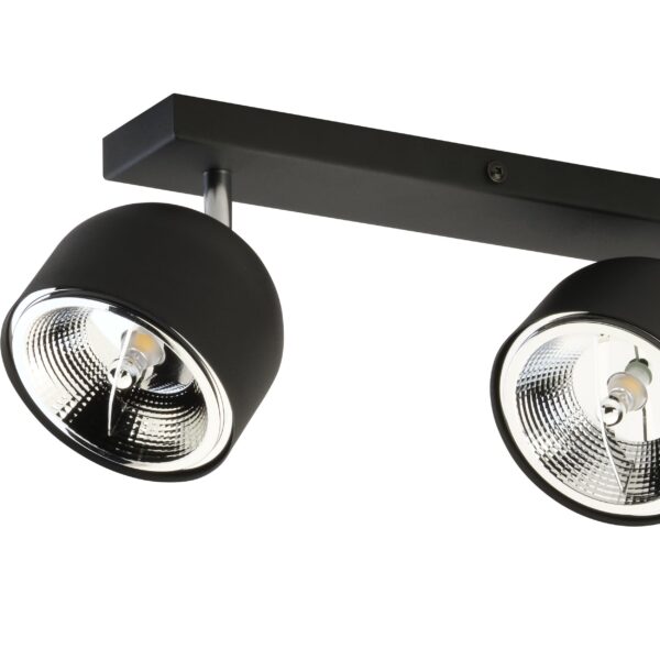Stropna svetilka Vale Quattro Black - Image 3