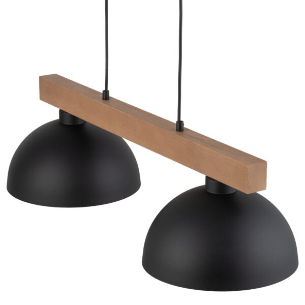 Viseča svetilka Fin Duo Black - Image 3