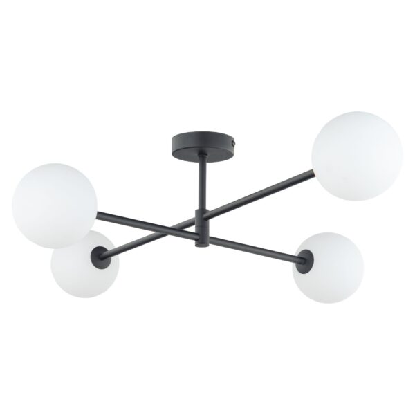 Stropna svetilka Sirius Quattro Black - Image 6