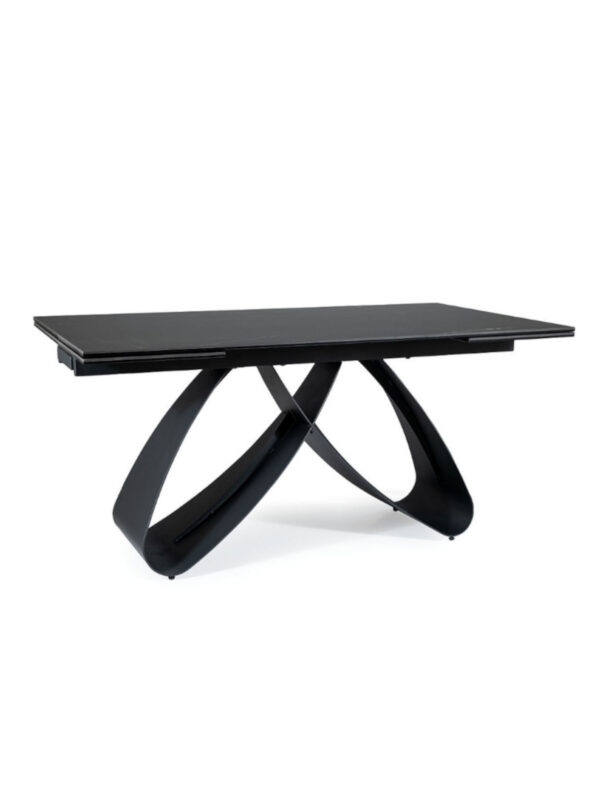 Keramična jedilna miza Sahara Black 160