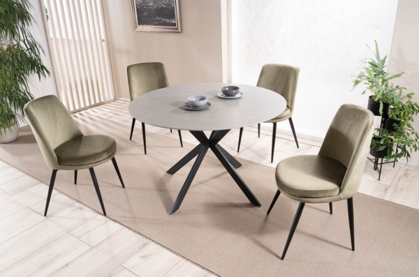 Oblazinjen jedilni stol Kaya Velvet - Image 6