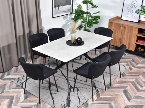 Oblazinjen jedilni stol Fabric - Image 14