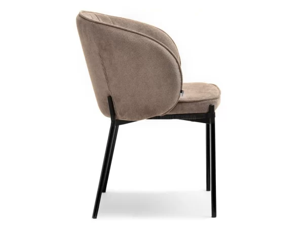 Oblazinjen jedilni stol Malek Black - Image 3