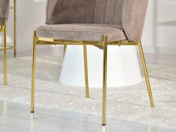 Oblazinjen jedilni stol Malek Gold - Image 15