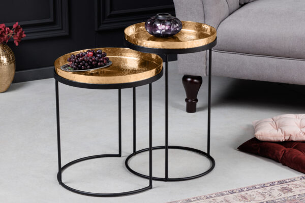 Kovinska mizica Orient Gold - Image 2