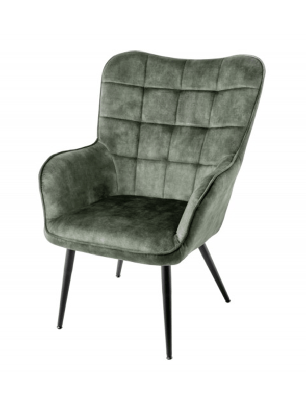Oblazinjen fotelj Sissy Green