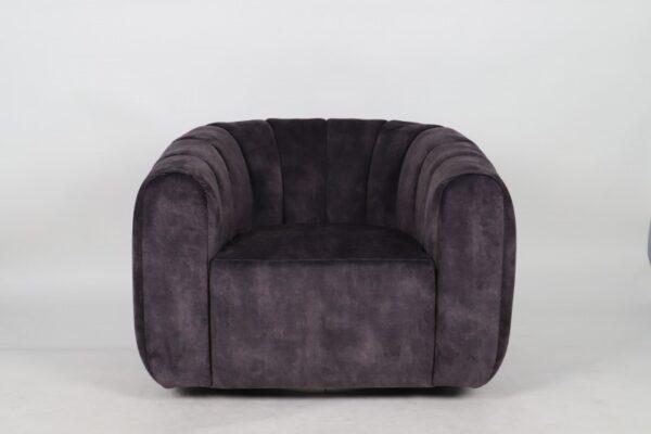 Oblazinjen fotelj Cory Dark Grey - Image 4
