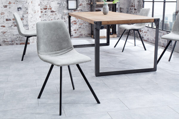 Oblazinjen jedilni stol Amstel Grey - Image 2
