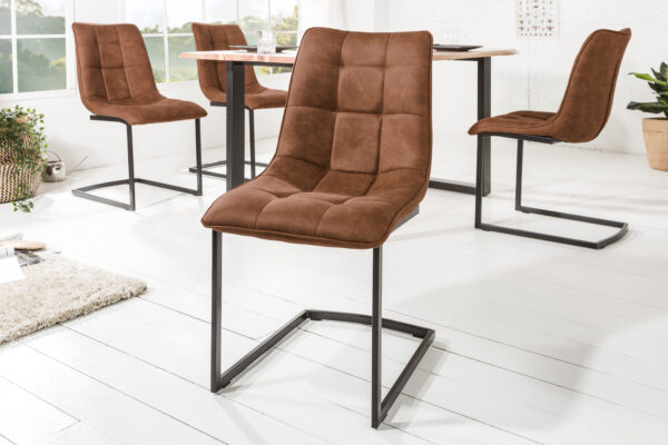 Oblazinjen jedilni stol Vice Brown - Image 2