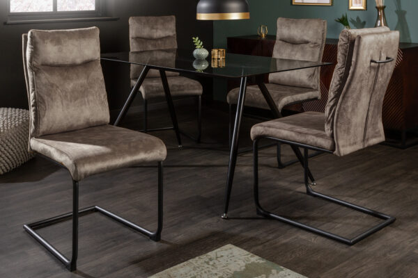 Oblazinjen jedilni stol Comfy Taupe - Image 2