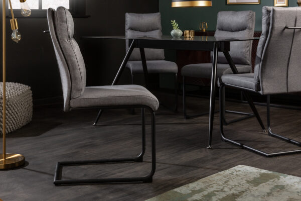 Oblazinjen jedilni stol Comfy Light Grey - Image 3