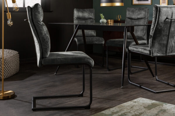 Oblazinjen jedilni stol Comfy Green - Image 3