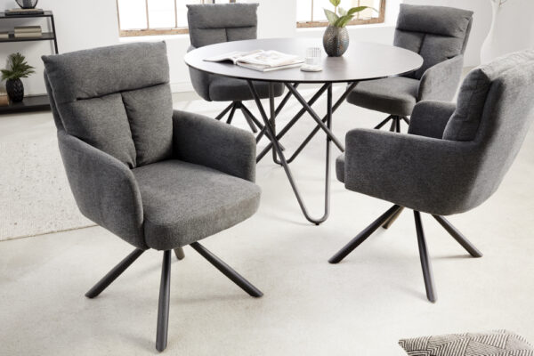 Oblazinjen jedilni stol Duro Grey - Image 2